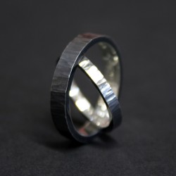 Hammered Wedding Rings