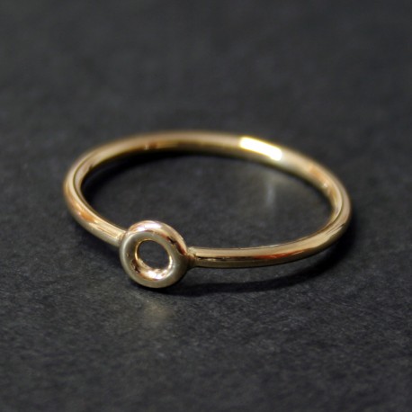 Anillo Ocho en oro de 18kt