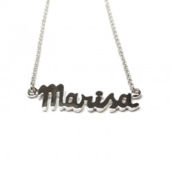 Collar con Nombre en plata de ley :: Marisa