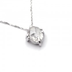 Collaret Diamant Rosa en or blanc de 18kt