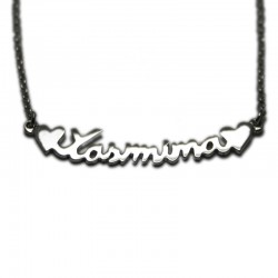 Collar con Nombre en plata de ley :: Yasmina