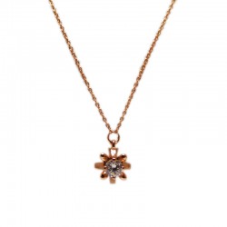 Small Flow Rose Gold plated Necklace