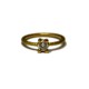 Anillo de compromiso oro amarillo 18kt y brillante