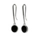 Black Coral Earrings