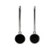 Black Coral Earrings