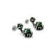 Pendientes compuestos Request en plata de ley