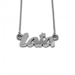 Name Necklace :: Laia with star