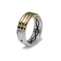 Atlantis Ring in Gold and Silver