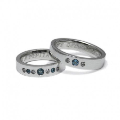 Topaz Wedding Rings