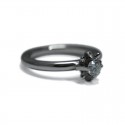 Small Flow Illusion Ring in White Gold