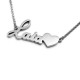 Name Necklace :: Laia with heart