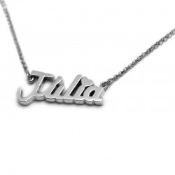 Name Necklace :: Júlia with an accent