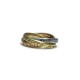 Anillo Tricolor Oro 18kt