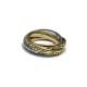 Anillo Tricolor Oro 18kt