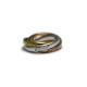 Tricolor 18K Gold Ring