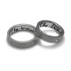 Custom Secret Message Wedding Rings