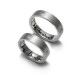 Custom Secret Message Wedding Rings