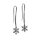 Pendientes Copo de Nieve 3D