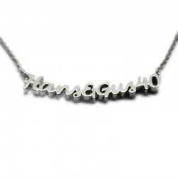 Custom Necklace with Two Names :: Hans & Gus