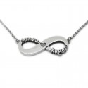 Infinity Name Necklace :: Arnau and Roger