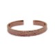 Round Hammered Copper Bracelet