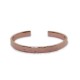 Round Hammered Copper Bracelet