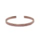 Round Hammered Copper Bracelet