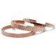 Straight Hammered Copper Bracelet