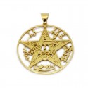 Gold Plating Tetragrammaton Necklace