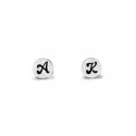 Earrings with Initials A and K