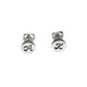 Earrings with Initials A and K