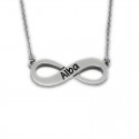 Infinity Name Necklace :: Alba