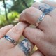 Safety Pin Wedding Rings