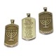 Menorah Medal Pendant