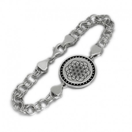 Flower of Life Bracelet with 19 Circles