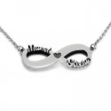 Infinity Name Necklace :: Manel and Olivia