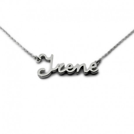 Name written hot sale neck chain