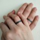 Binary Number Wedding Rings