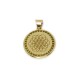 Flower of Life Necklace with 19 Circles in Gold