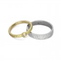 Yellow Gold and White Gold Wedding Rings