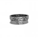 Groundhog and Montserrat Wedding Rings