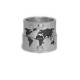 World Map Wedding Rings