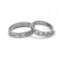 Interlocking Hearts Wedding Rings