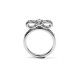 Diamond Bow Engagement Ring