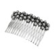 Silver and Pearl Bridal Comb