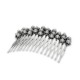 Silver and Pearl Bridal Comb