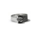 Anillo de compromiso con diamante en bruto