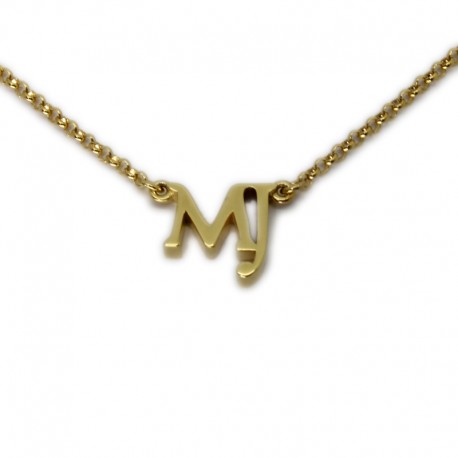 Initials Necklace :: MJ