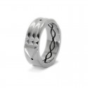 Atlantis Ring in Silver (special width: 8mm)