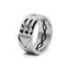 Atlantis Ring in Silver (special width: 10mm)